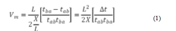 再考慮cos?=X/L，兩式相減化簡可得