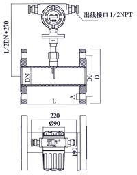 熱式質(zhì)量流量計廠家原理特點